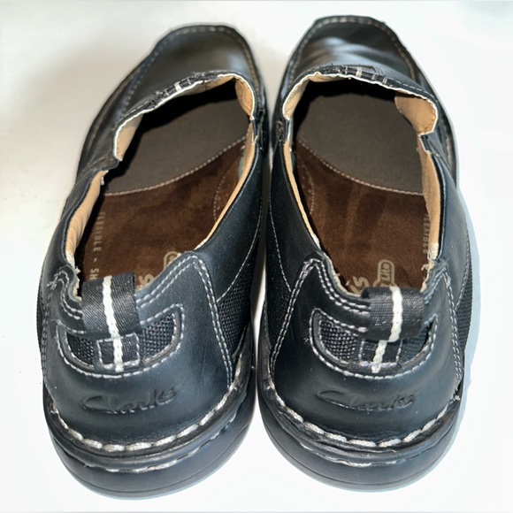 Clarks mens Lambeth Loafer, Black Leather, Size 9.5M - Picture 7 of 11